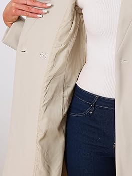 Amazon.com: Allegra K Winter Belted Coat for Women's Stand